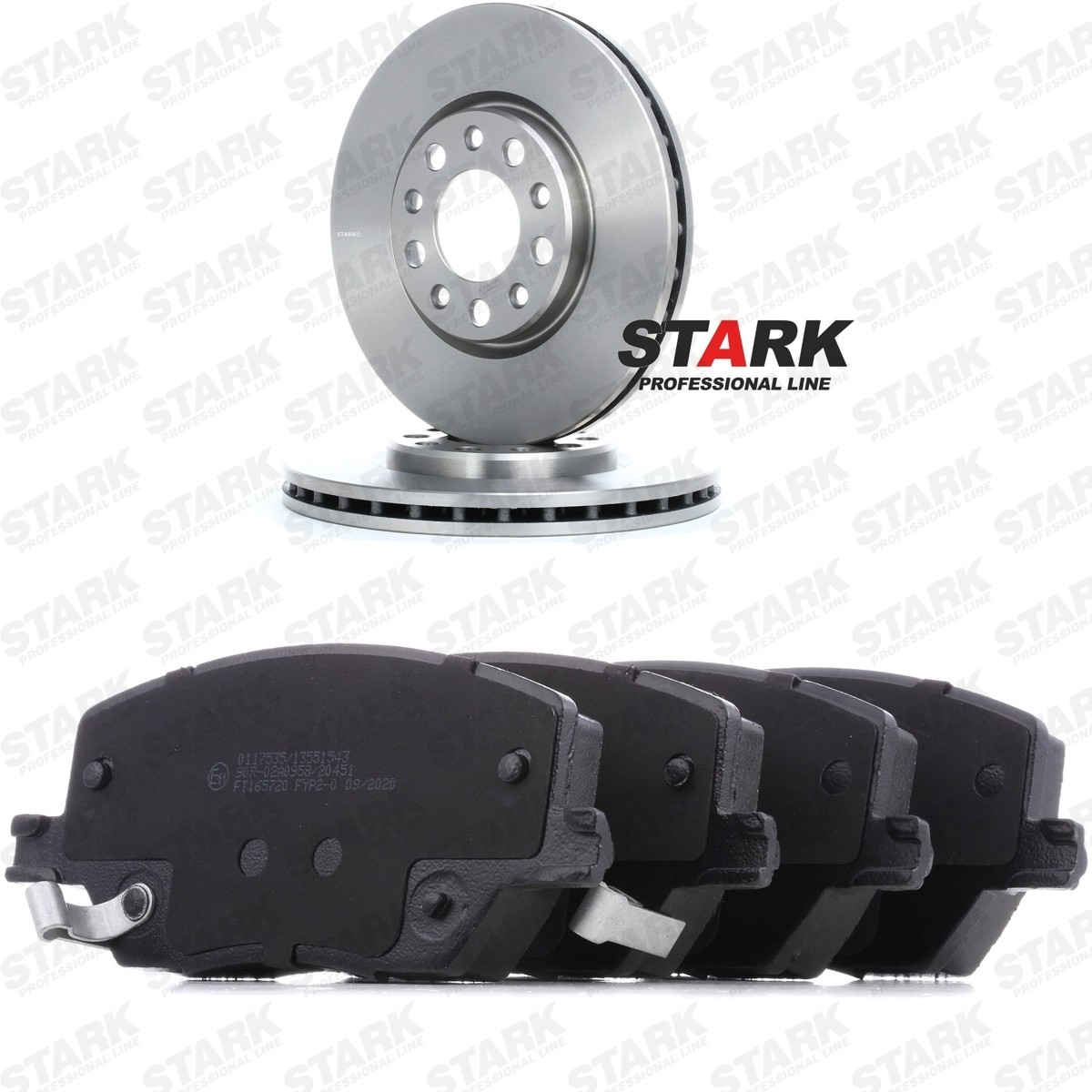 STARK Brake discs and pads set Article number: SKBK-10992676 cheaply