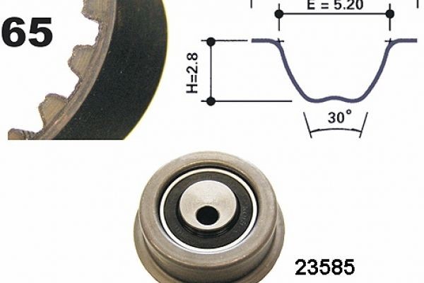 MAPCO Timing belt kit Article number: 73501 cheaply
