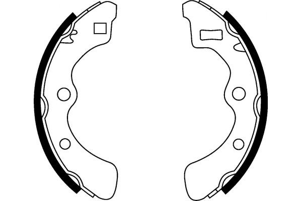 MAPCO Brake Shoe Set Article number: 8536 cheaply