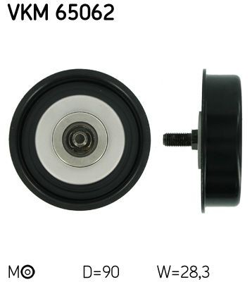 SKF Strammehjul, kilerem Varenummer: VKM 65062 billige