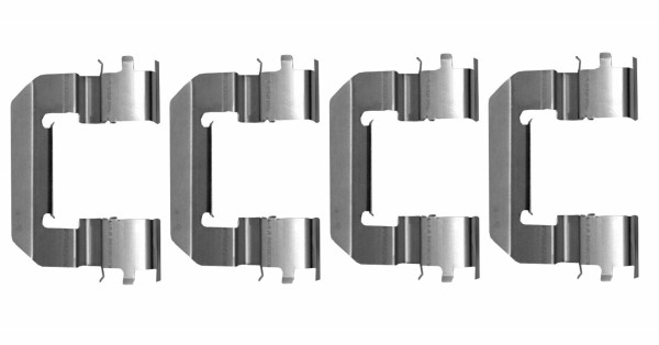 HELLA 8DZ 355 206-681 Accessoireset, schijfremblok CERATO 2.0 MPi 150 PK Benzine 2019