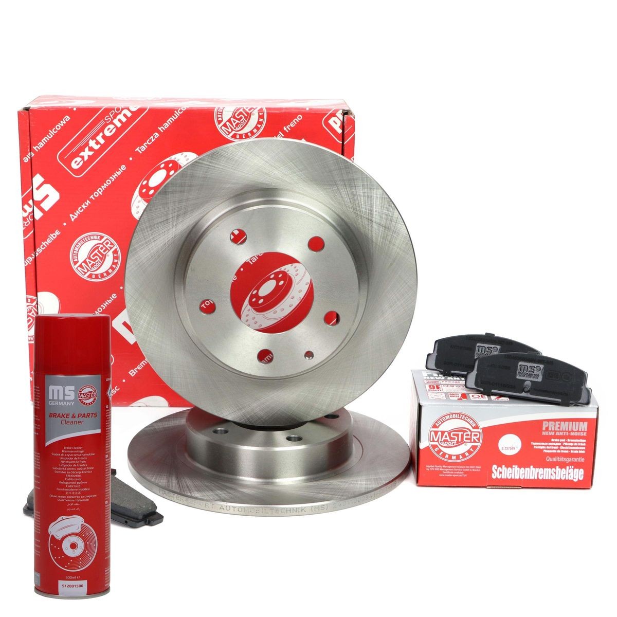 MASTER-SPORT Brake discs and pads set Article number: 201002341P cheaply