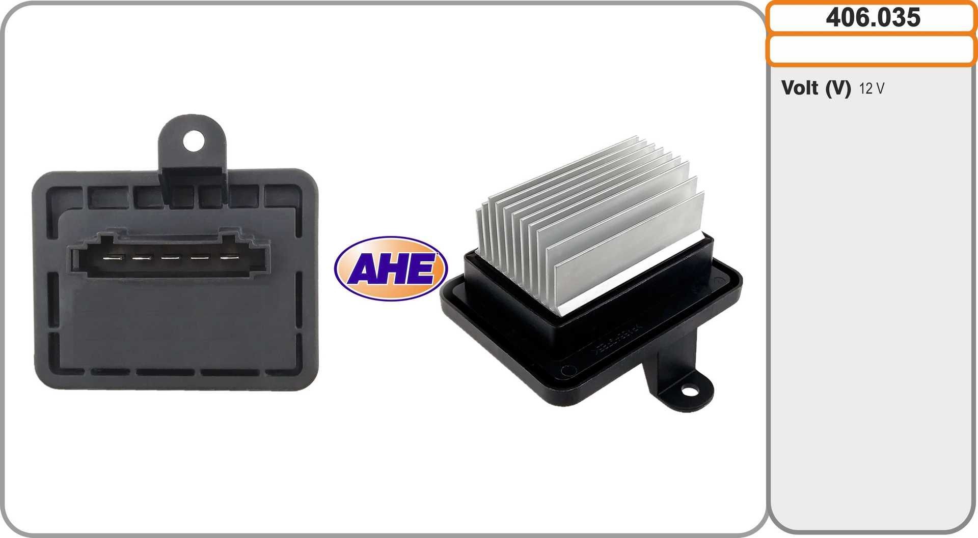 AHE Pre-resistor, electro motor radiator fan Article number: 406.035 cheaply