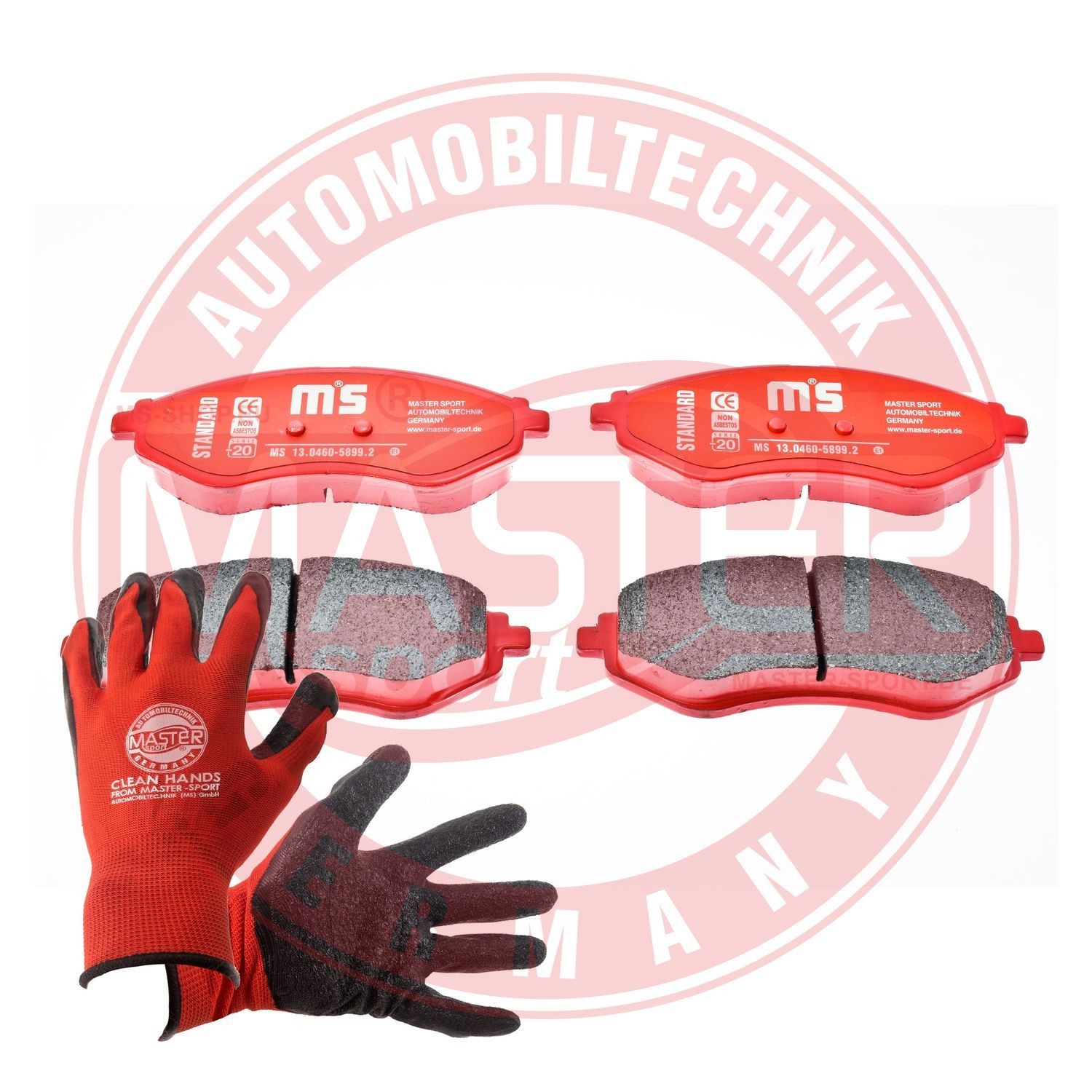MASTER-SPORT Brake pad set Article number: 13046058992-SET-MSP cheaply