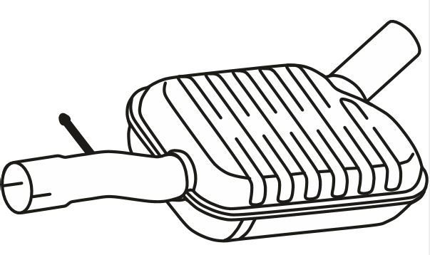 VEGAZ Front Silencer Article number: VS-730 cheaply