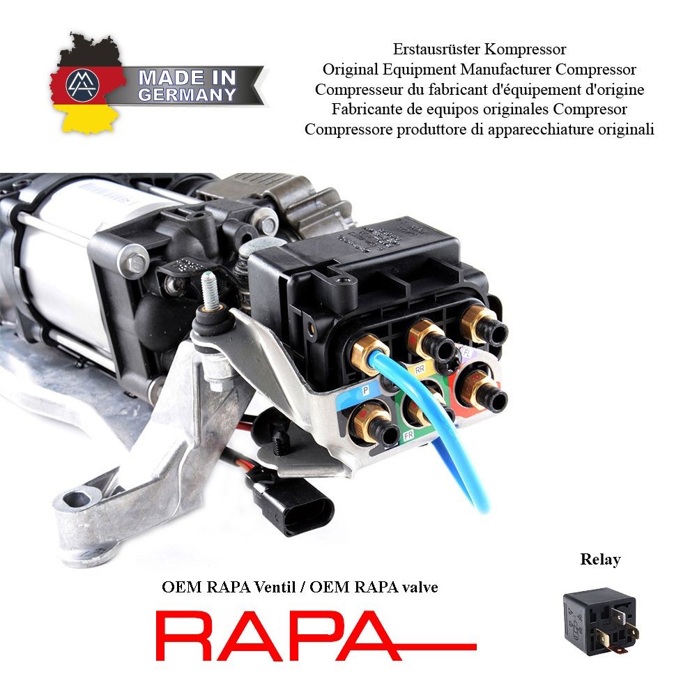 MiesslerAutomotive 21229-18-8007 Air suspension compressor TOUAREG 3.0 V6 TSI 320 PS Petrol 2018