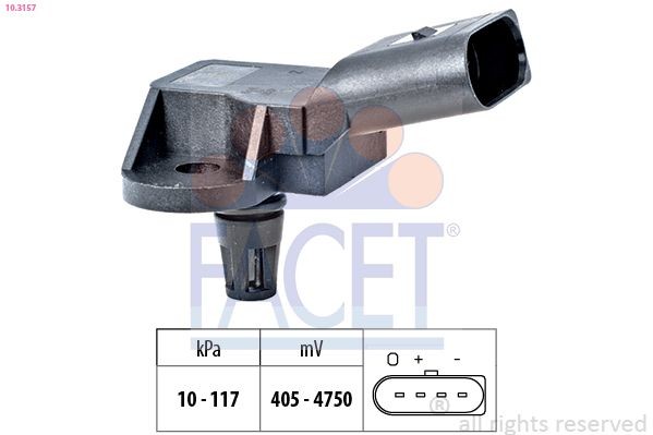 FACET Air Pressure Sensor, height adaptation Article number: 10.3157 cheaply