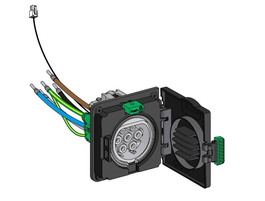 SCHNEIDER ELECTRIC Ladestik til elbil Varenummer: EVP1HSM23 billige