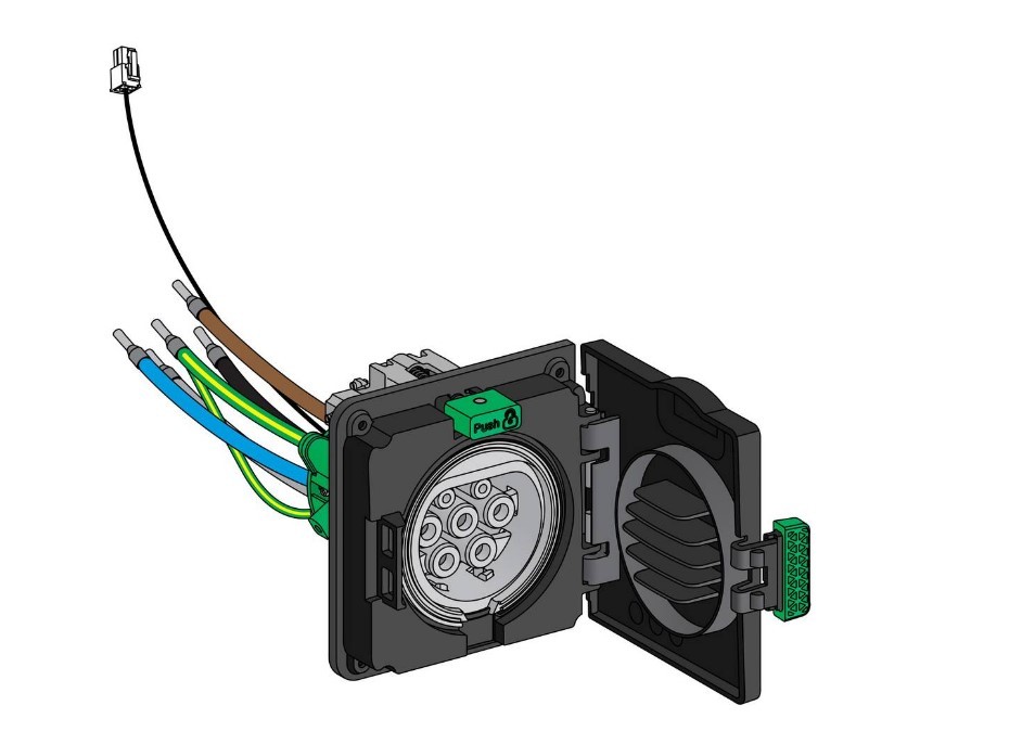 SCHNEIDER ELECTRIC Ladestik til elbil Varenummer: EVP1HSM21 billige