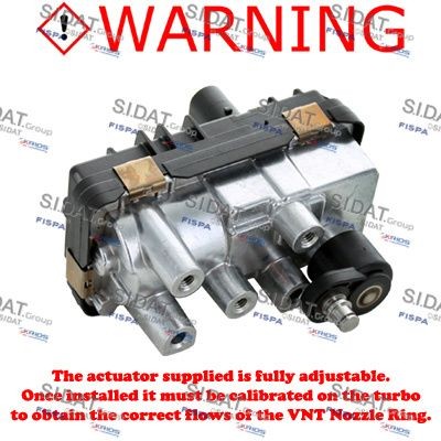 SIDAT Actuator, turbocharger Article number: 48.1086AS cheaply