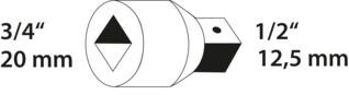 GEDORE Reducing Adapter, ratchet Article number: 3219 cheaply