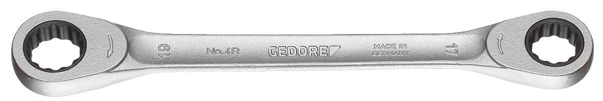 GEDORE Skralde-dobbeltstjernenøgle Varenummer: 4 R 10X13 billige