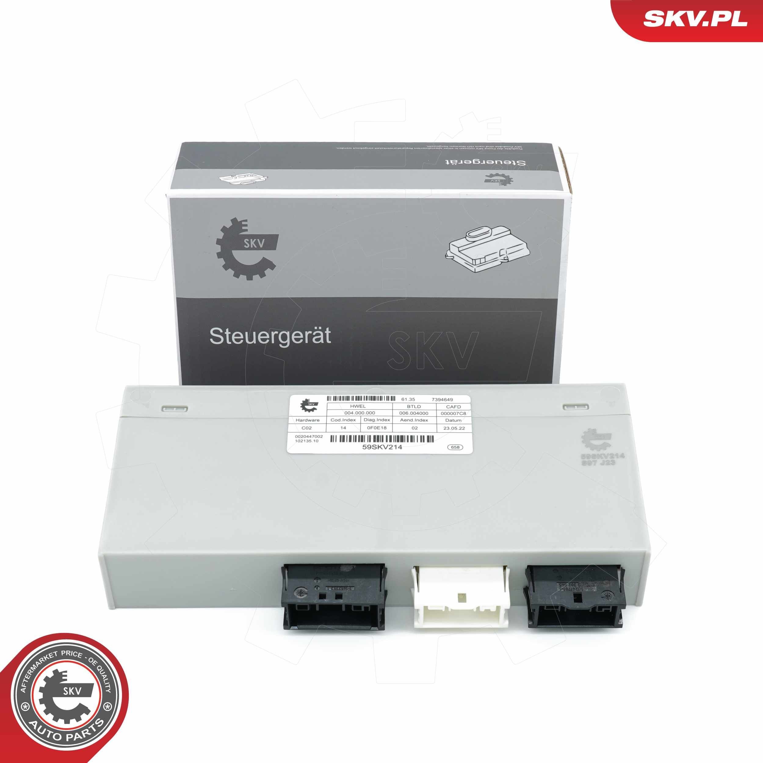 ESEN SKV 59SKV214 Cable Repair Kit, control unit (tailgate opening) 7 Series 740 i, Li 305 PS Petrol 2015