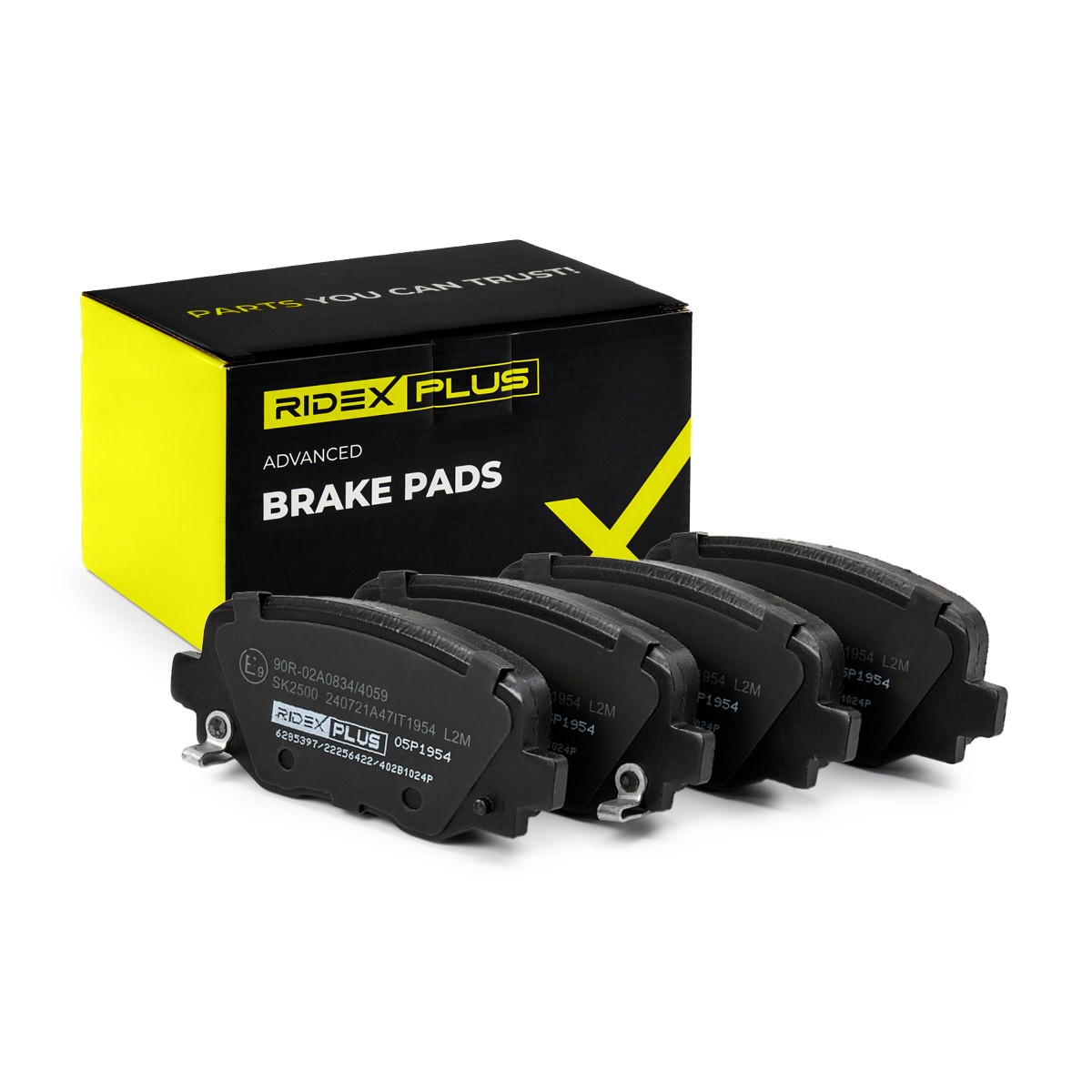 RIDEX PLUS Brake pad set Article number: 402B1024P cheaply