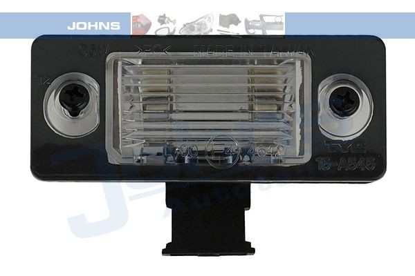 JOHNS Licence Plate Light Article number: 71 01 87-95 cheaply