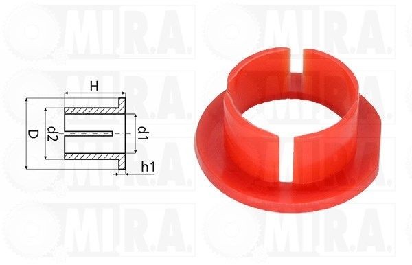 MI.R.A. 36/1430 Douille, arbre de direction BERLINGO PureTech 110 CH Essence