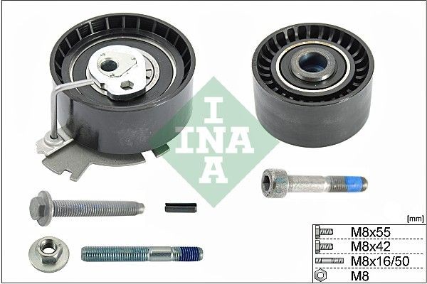 INA 530 0379 09 Rullikukomplekt, hammasrihm C3 1.6 116 HP Bensiin