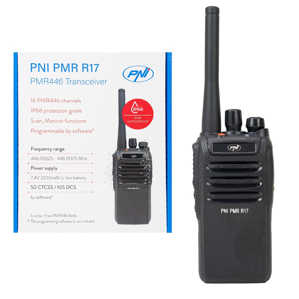 PNI Walkie-talkie PMR R17 Varenummer: PNI-PMR-R17 billige