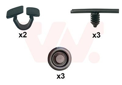 VAN WEZEL 0374797 Montaažikomplekt, Kapott Q2 30 TFSI 110 HP Bensiin