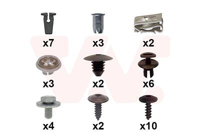 VAN WEZEL Mounting Kit, mud guard Article number: 4929796 cheaply