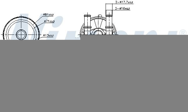 NISSENS Automatic transmission oil cooler Article number: 91506 cheaply