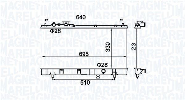 MAGNETI MARELLI Water pump Article number: 352316171390 cheaply