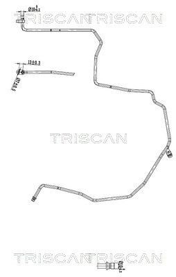 TRISCAN High- / Low Pressure Line, air conditioning Article number: 9010 14003 cheaply