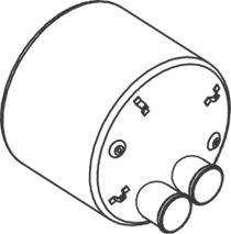 DINEX Midtre lydpotte artikkelnummer: 22312 billig