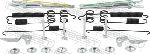 FEBEST 2304-POLVR-KIT Lisakomplekt, seisupiduriklotsid VENTO 1.6 MPI 105 HP Bensiin