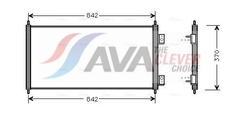 AVA COOLING SYSTEMS Интеркулер артикулен номер: CN4126 евтино
