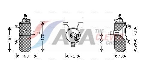 AVA COOLING SYSTEMS Dryer, air conditioning Article number: FDD332 cheaply