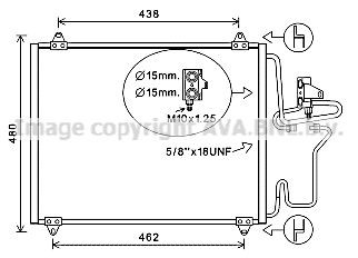 AVA COOLING SYSTEMS Air conditioning condenser Article number: RT5204 cheaply