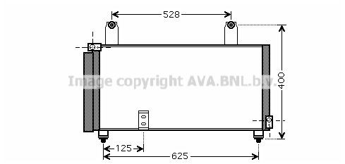 AVA COOLING SYSTEMS Air conditioning condenser Article number: SZ5081 cheaply