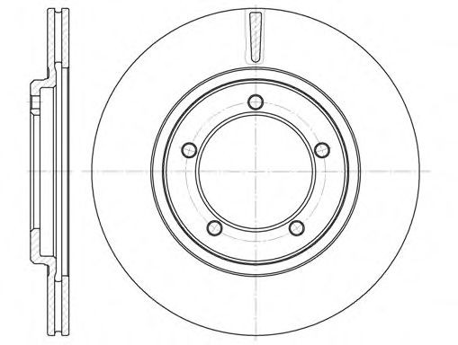 SAKURA Brake disc Article number: S6044430 cheaply