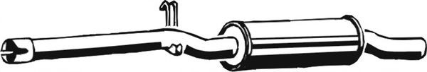 ASMET Middle silencer Article number: 03.003 cheaply