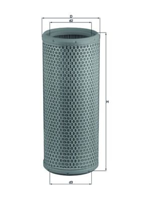 MAHLE ORIGINAL Air filter Article number: LX 147 cheaply