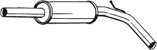 BOSAL Middle silencer Article number: 233-541 cheaply