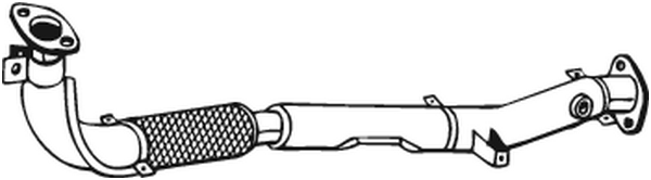 BOSAL Middle silencer Article number: 281-211 cheaply