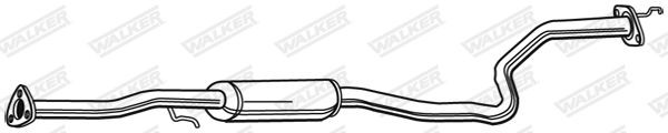 WALKER Middle silencer Article number: 22042 cheaply