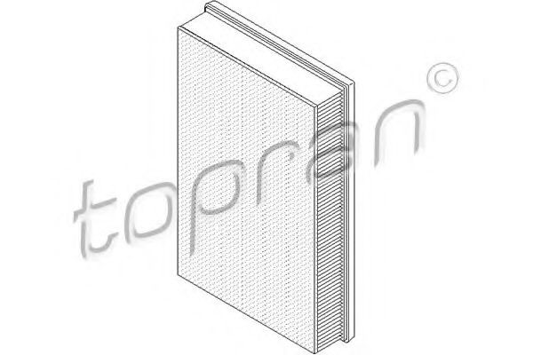 TOPRAN Air filter Article number: 112 865 cheaply