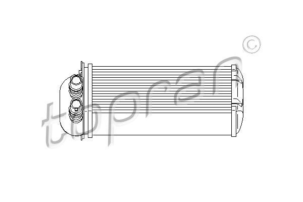 TOPRAN Radiateur de chauffage UGS: 700 750 à peu de frais