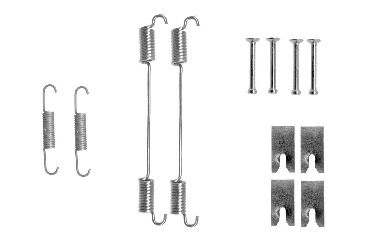 BOSCH 1 987 475 316 Accessory Kit, brake shoes DOBLO 1.3 D Multijet (263HXT1A, 263YXT1A, 263YYA1A, 263HYA1A) 80 PS Diesel