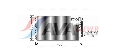AVA COOLING SYSTEMS Air conditioning evaporator Article number: PEV346 cheaply