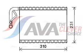 AVA COOLING SYSTEMS Air conditioning evaporator Article number: MSV544 cheaply
