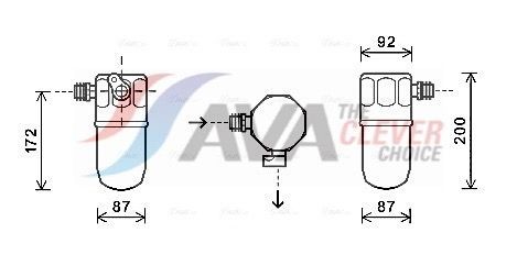 AVA COOLING SYSTEMS Dryer, air conditioning Article number: OLD563 cheaply