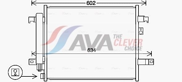 AVA COOLING SYSTEMS Radiaator, mootorijahutus Artikli number: FT2163 soodsalt