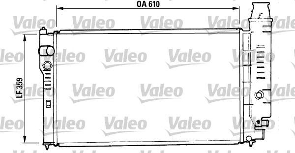 VALEO Køler, motorkøling Varenummer: 810955 billige