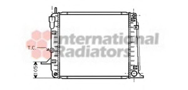 VAN WEZEL Radiaator, mootorijahutus Artikli number: 18002192 soodsalt