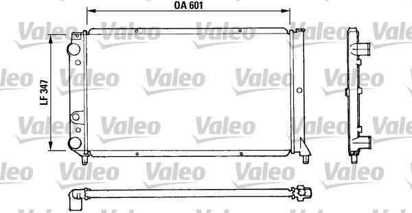 VALEO Engine radiator Article number: 810922 cheaply