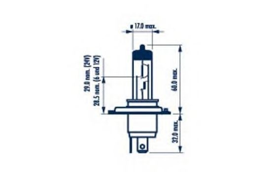 NARVA Bulb, spotlight Article number: 98654 cheaply